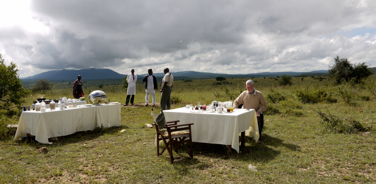 Busch Fr�hst�ck in der Mara 