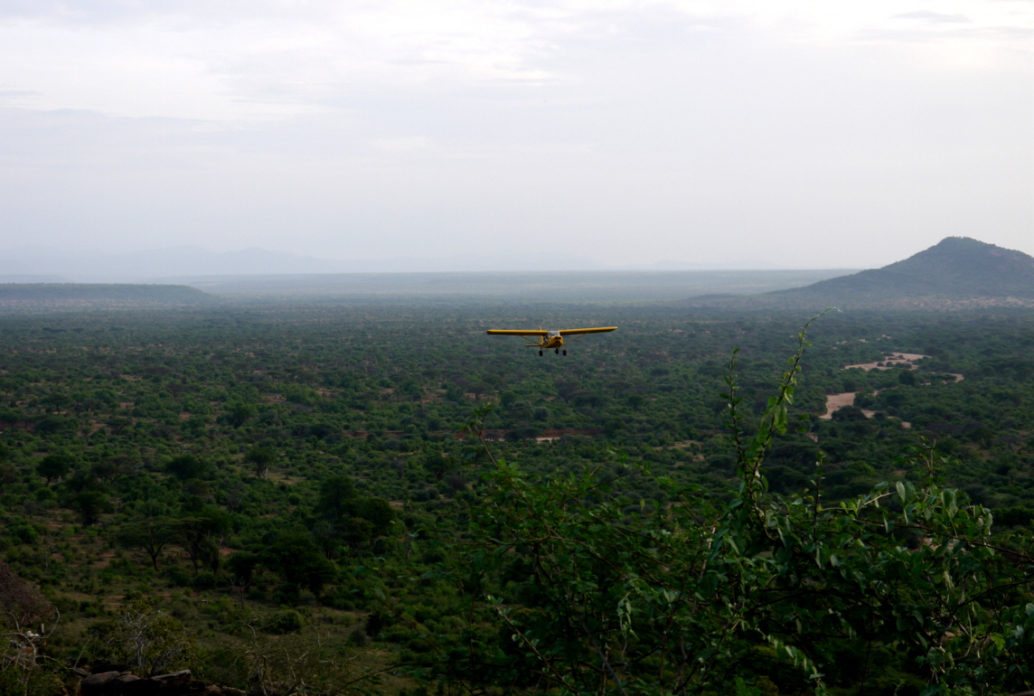 Panoramflug Kenia Hochland auf Tassia 