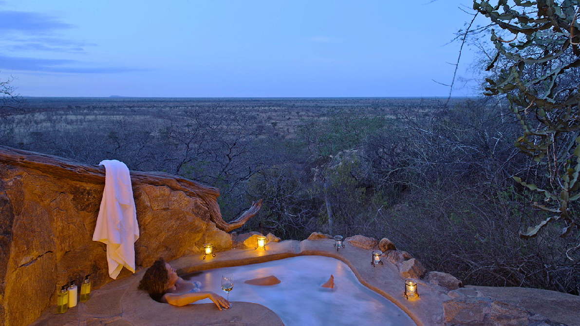 Bad mit Aussicht Hoenymooncottage 