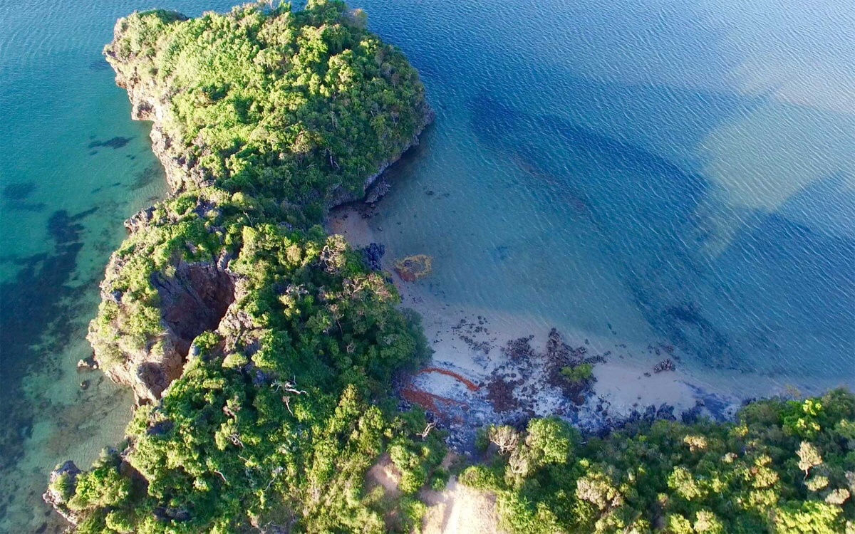 kleine Bucht zu Fuss erreichbar 